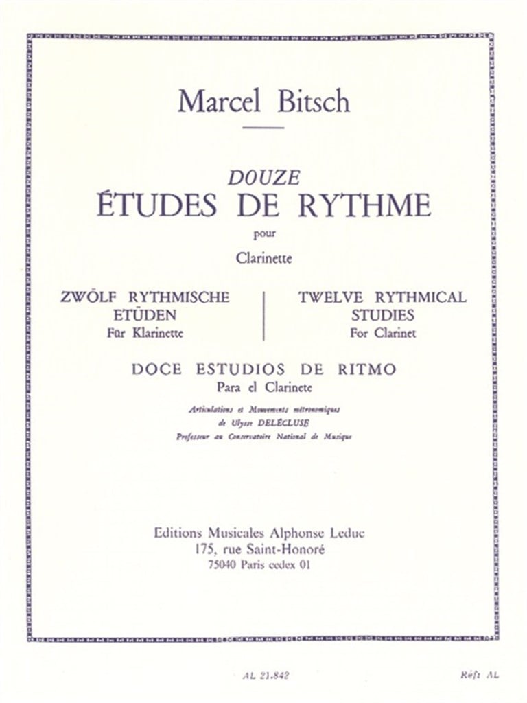 12 Etudes De Rythme